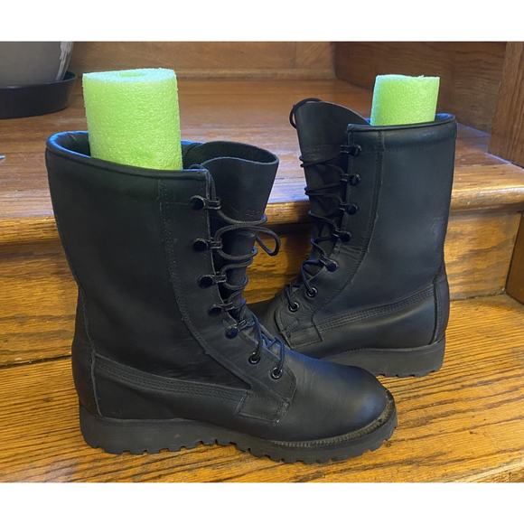 BELLEVILLE MILITARY COMBAT BOOTS BLACK LEATHER SZ. 6 EE MENS GORETEX 01-D-0320 - Picture 4 of 11